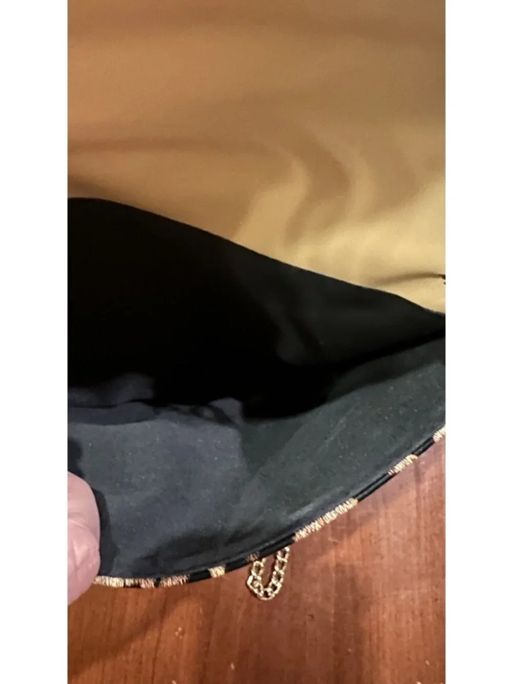 Vinyl Leopard Print Clutch with Gold Crossbody Chain Perfect With Jeans & Heels